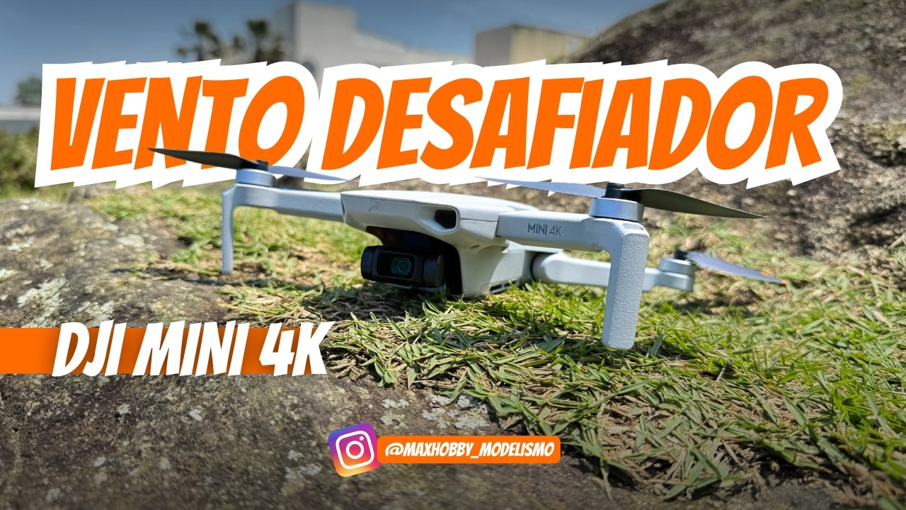 DJI Mini 4K | Voo com Ventos Fortes no Litoral de Guarujá SP