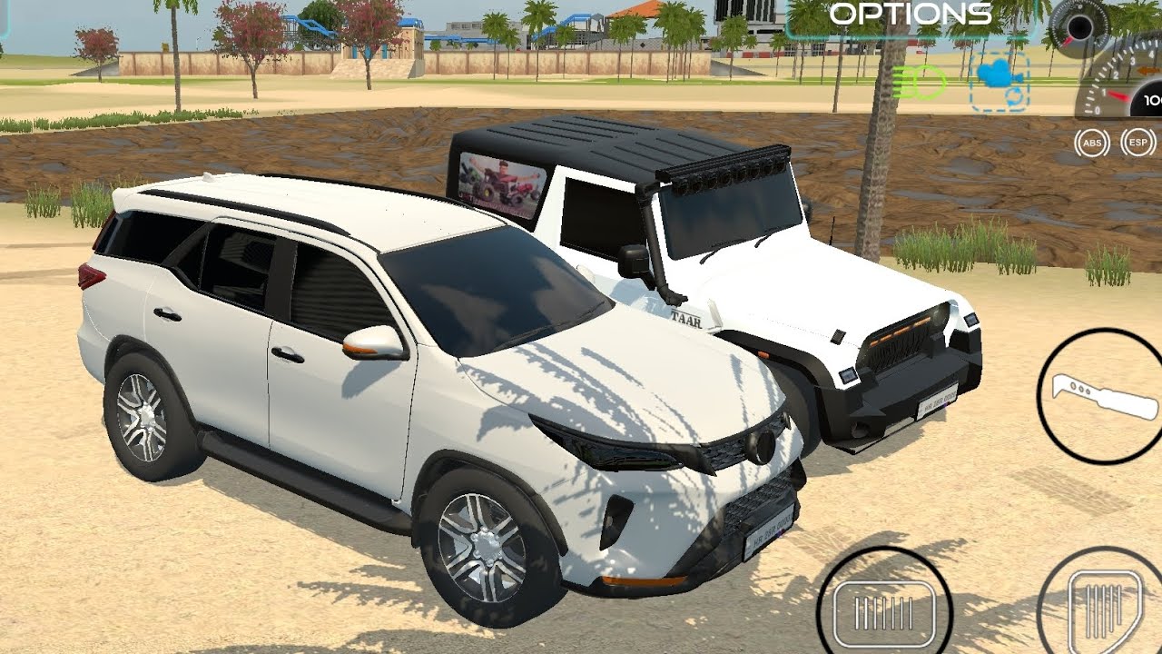 Indian vehicles simulator3d #vairalvideo #fortuner #thar4x4 #driving #game #youtuber #trending 