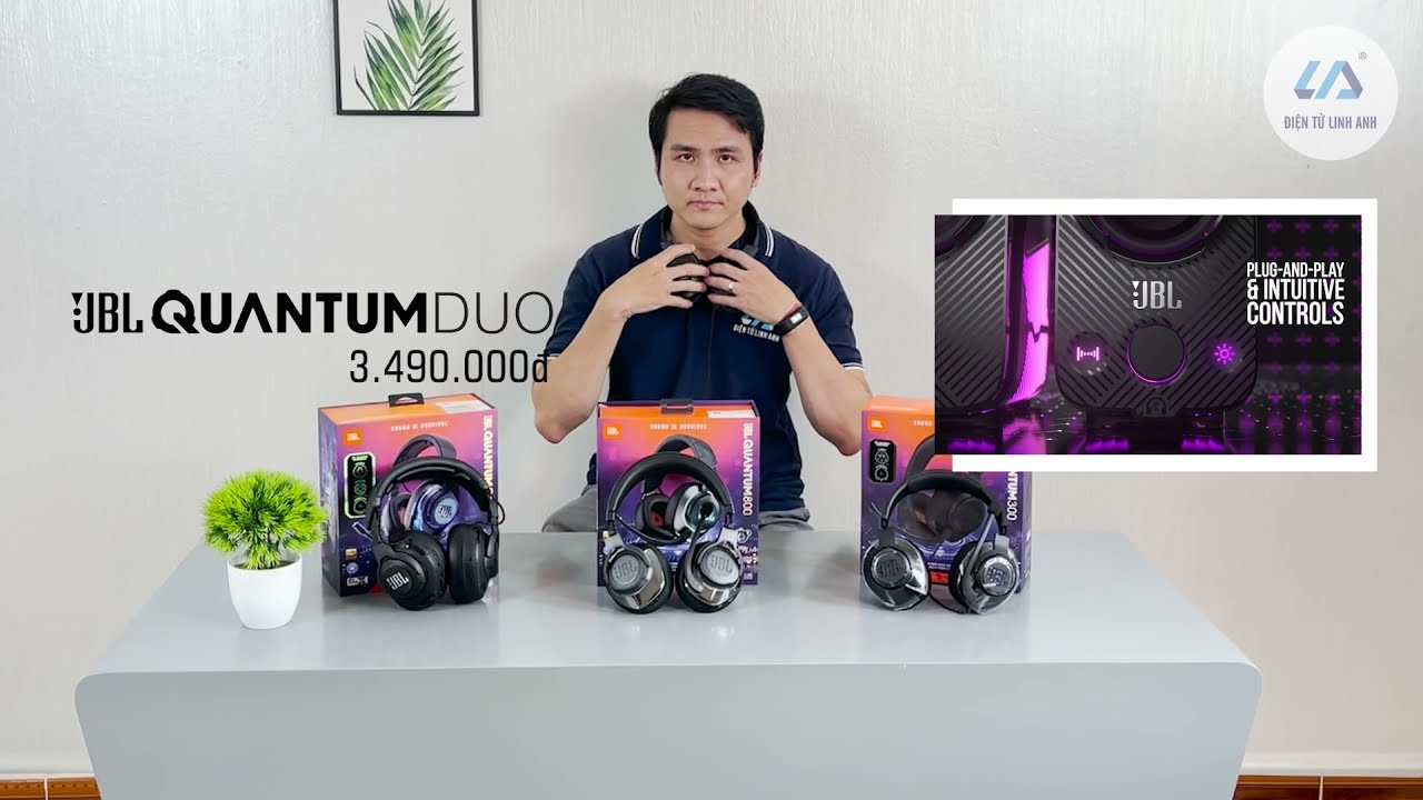 So sánh 8 mẫu tai nghe học online, gaming JBL Quantum tai nghe có mic và chống ồn chủ động