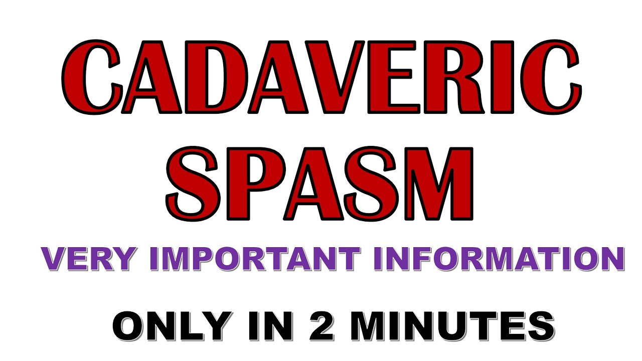 Cadaveric Spasm | Changes After death | Forensic Medicine | Dr Krup Vasavda