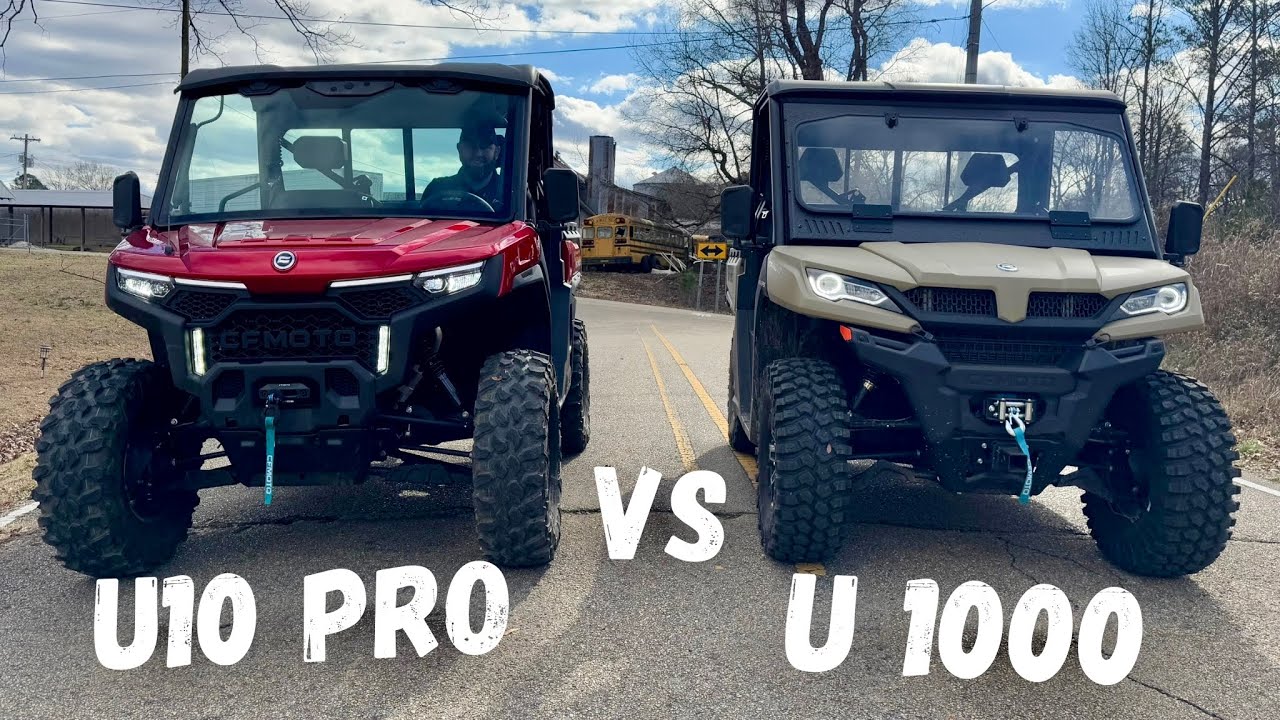 2025 CFMOTO U10 Pro vs UFORCE 1000 Drag Race & Comparison