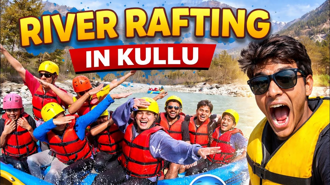 Crazy River Rafting Experience in Kullu 🌊 | College Friends Vlog