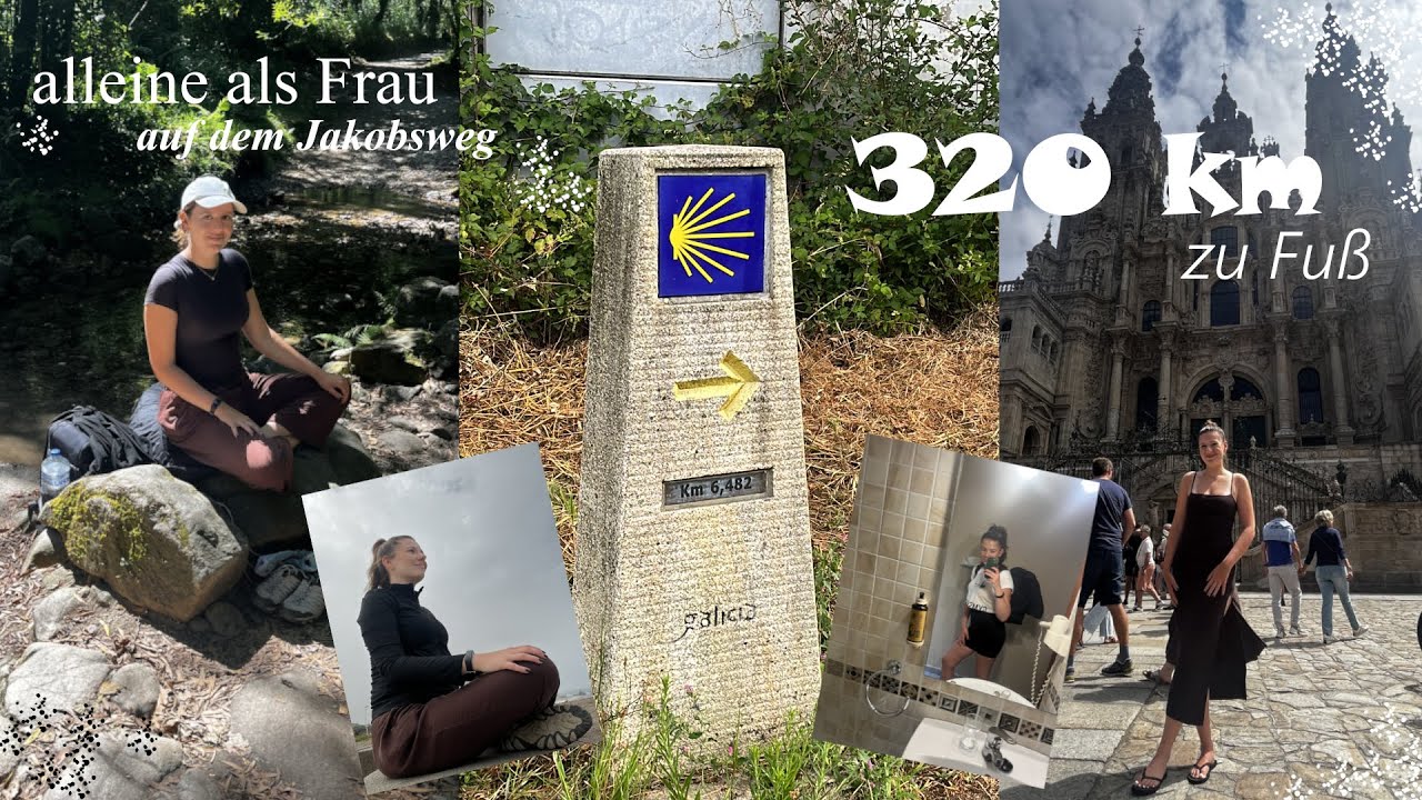 320km zu Fu&szlig; ALLEINE als FRAU- ich laufe den Jakobsweg von Porto nach Santiago |Camino Senda Litoral