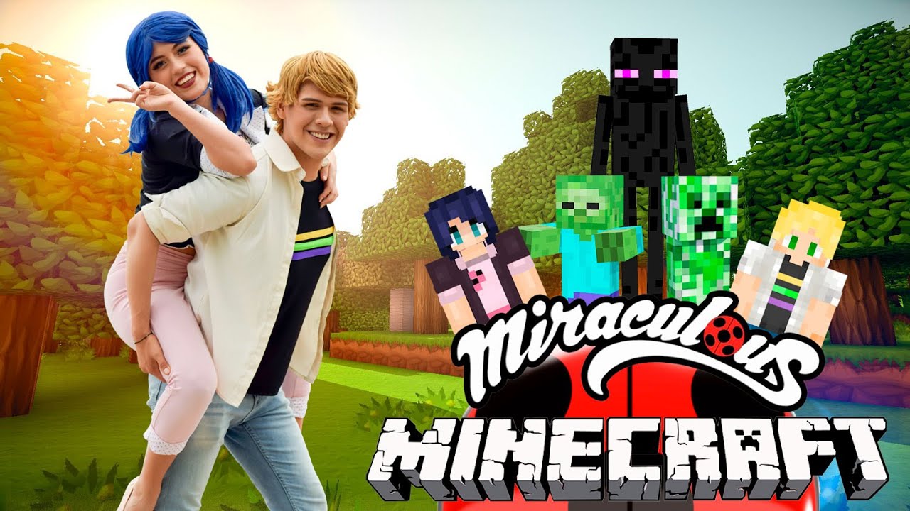 Marinette y Adrien construyen la casa de sus sueños en Minecraft 😍❤️😱
