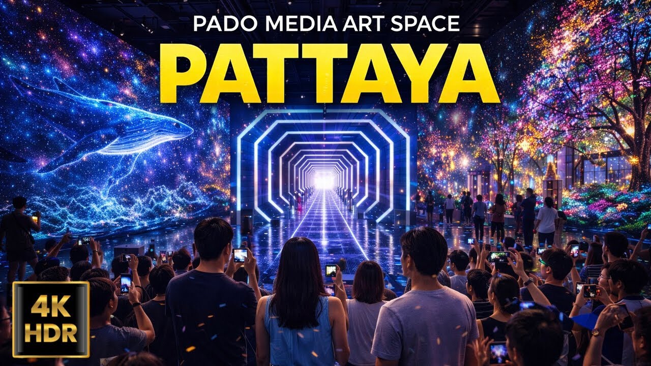 🇹🇭 4K HDR | Pattaya’s First Spectacular Immersive PADO Media Art Space