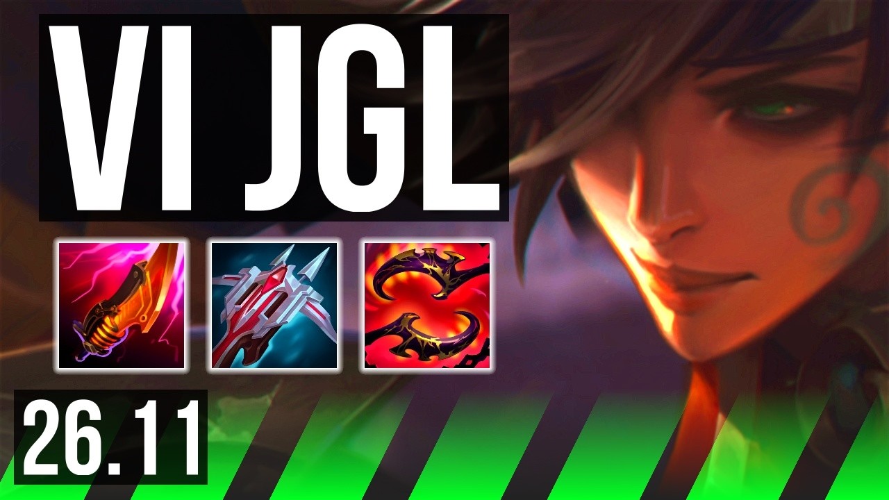 VI vs LEE SIN (JGL) | 49K damage | NA Grandmaster | 26.11