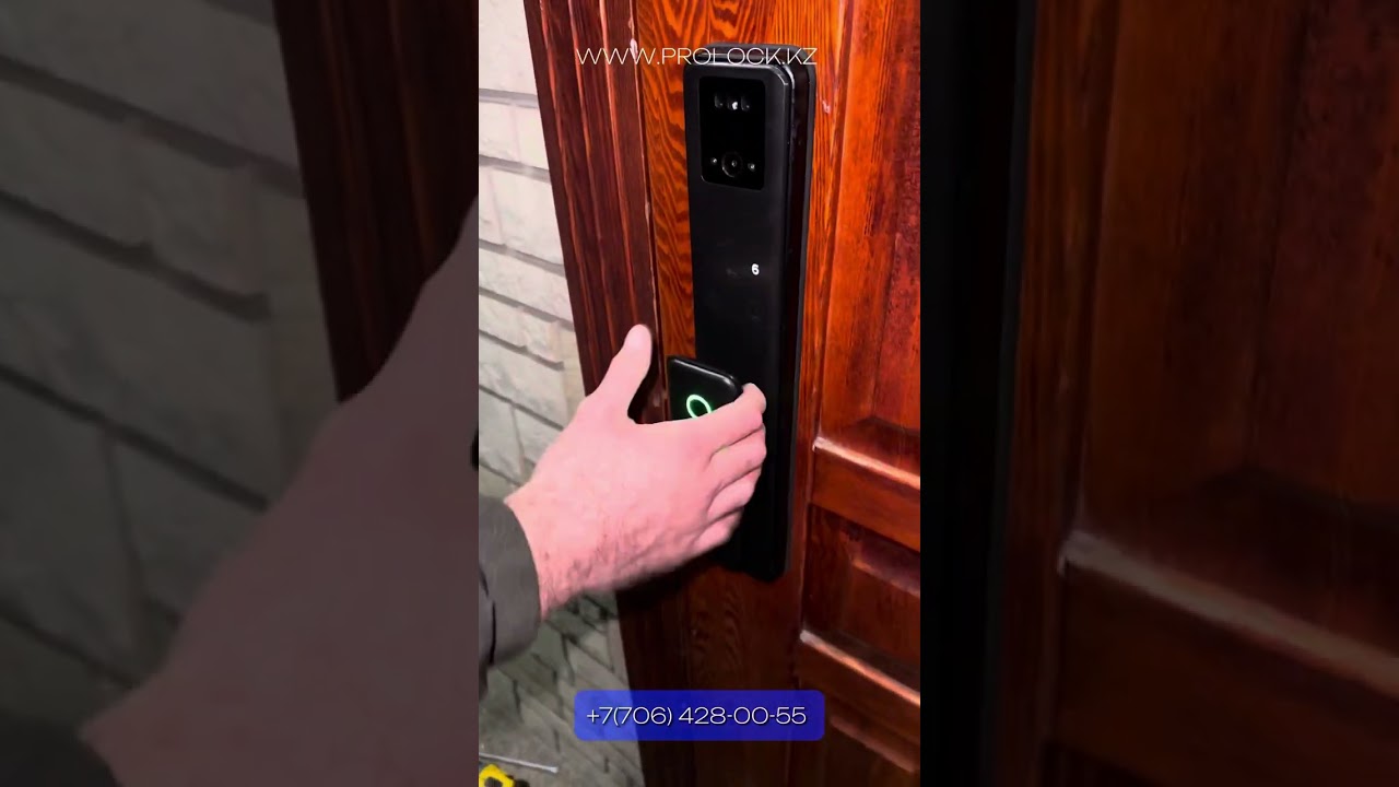 Philips 301FVP, умный замок с расширением лица, кодом, картой и отпечатком. Установка на любые двери
