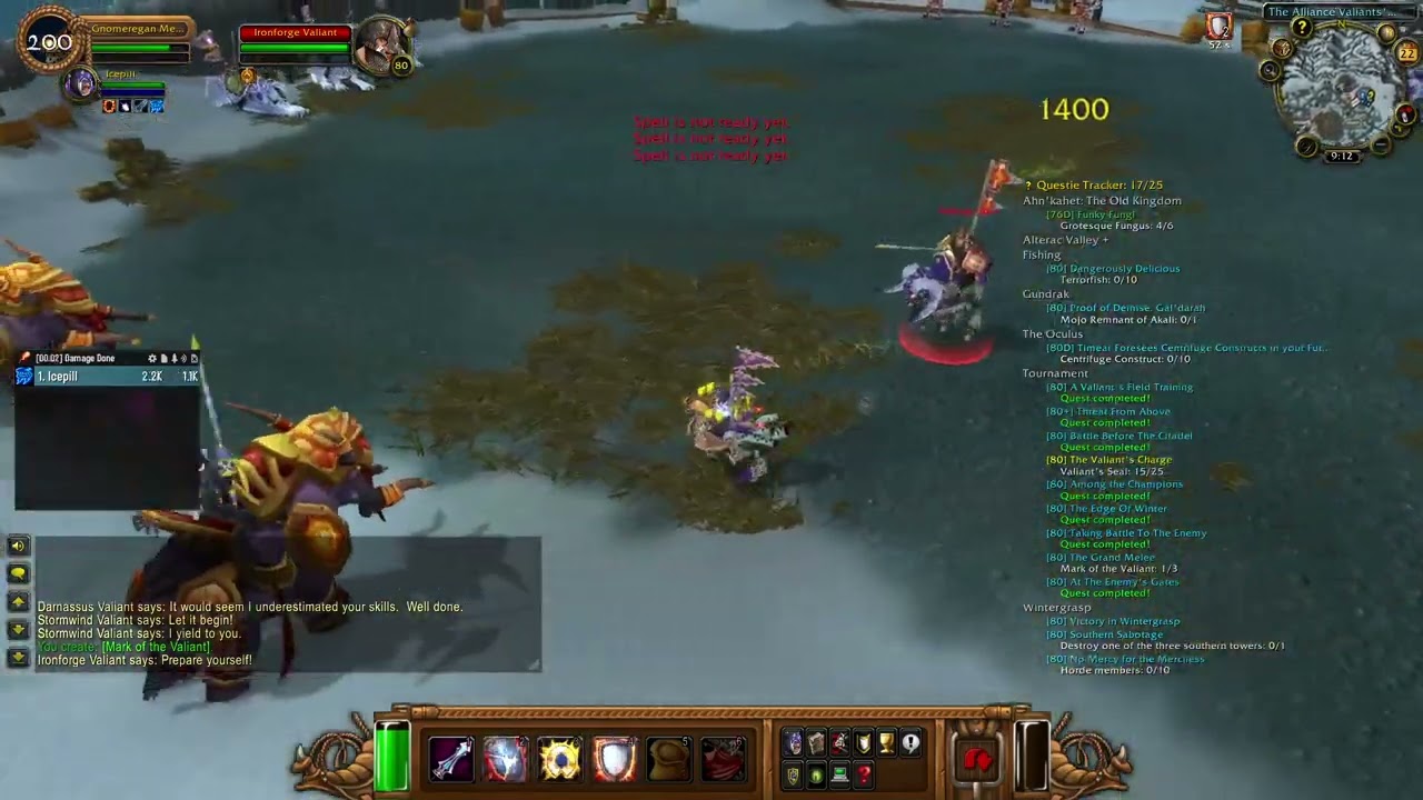 WotLK Classic - The Valiant Charge (Argent Tournament Quest)
