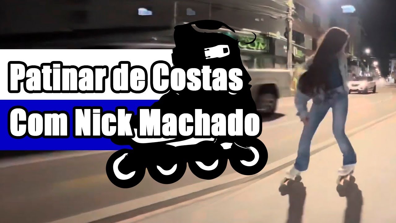 Aprendendo a patinar de costas com a Nicoly Machaddo !