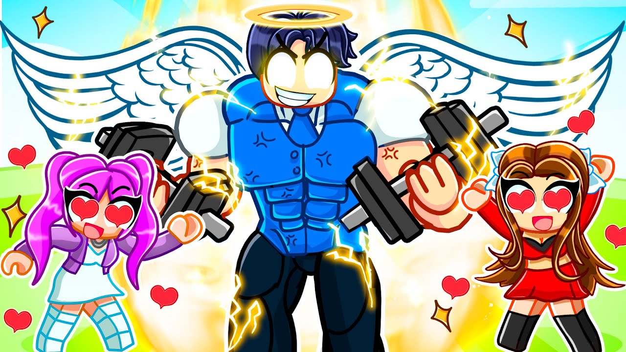 I Spent $100,000 On The NEW ANGEL PACK In GYM LEAGUE! (Archangel Aura) Roblox