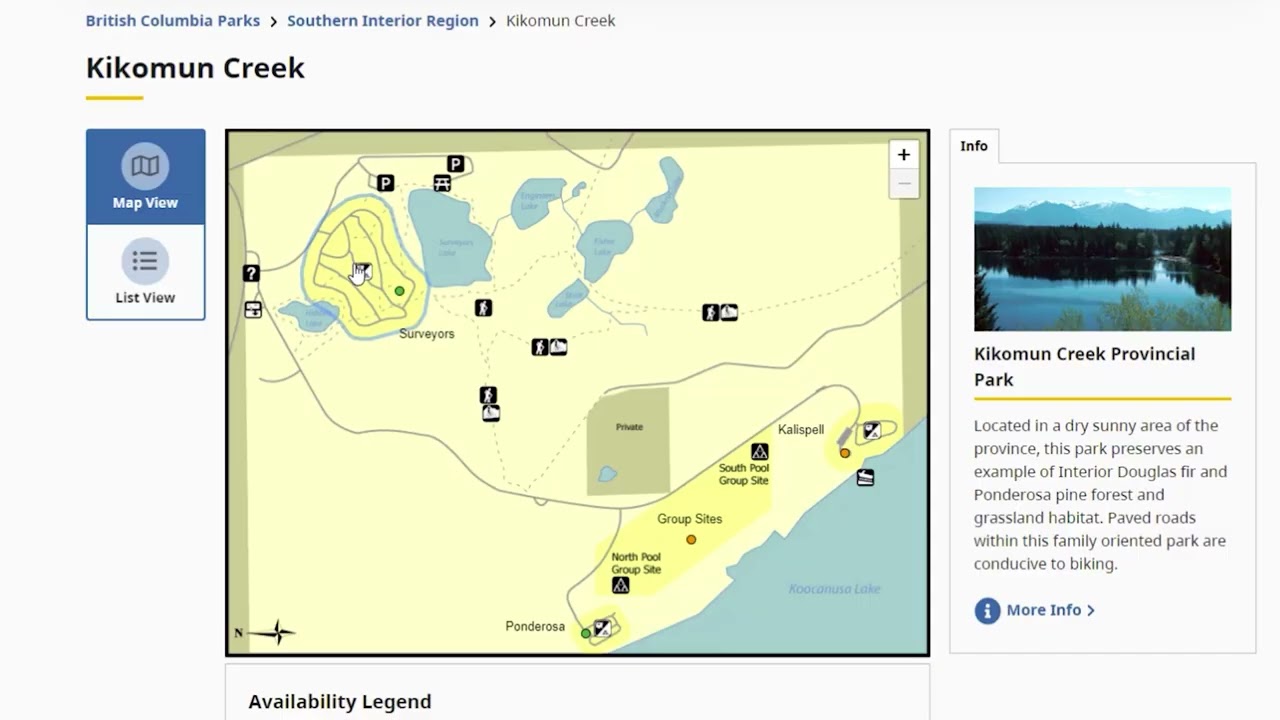BC Parks Reservation Service - Make a Reservation
