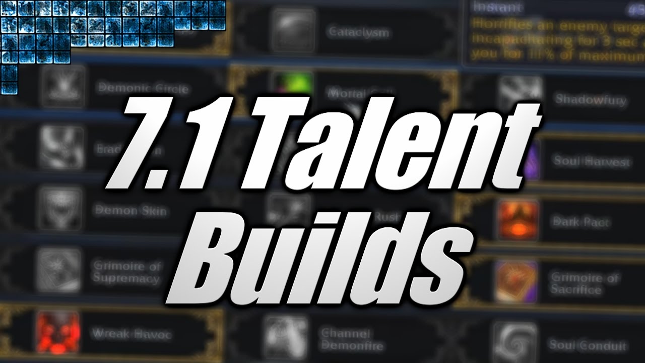 WoW | 7.1 Destruction Warlock Talents (PvP) [Cobrak]