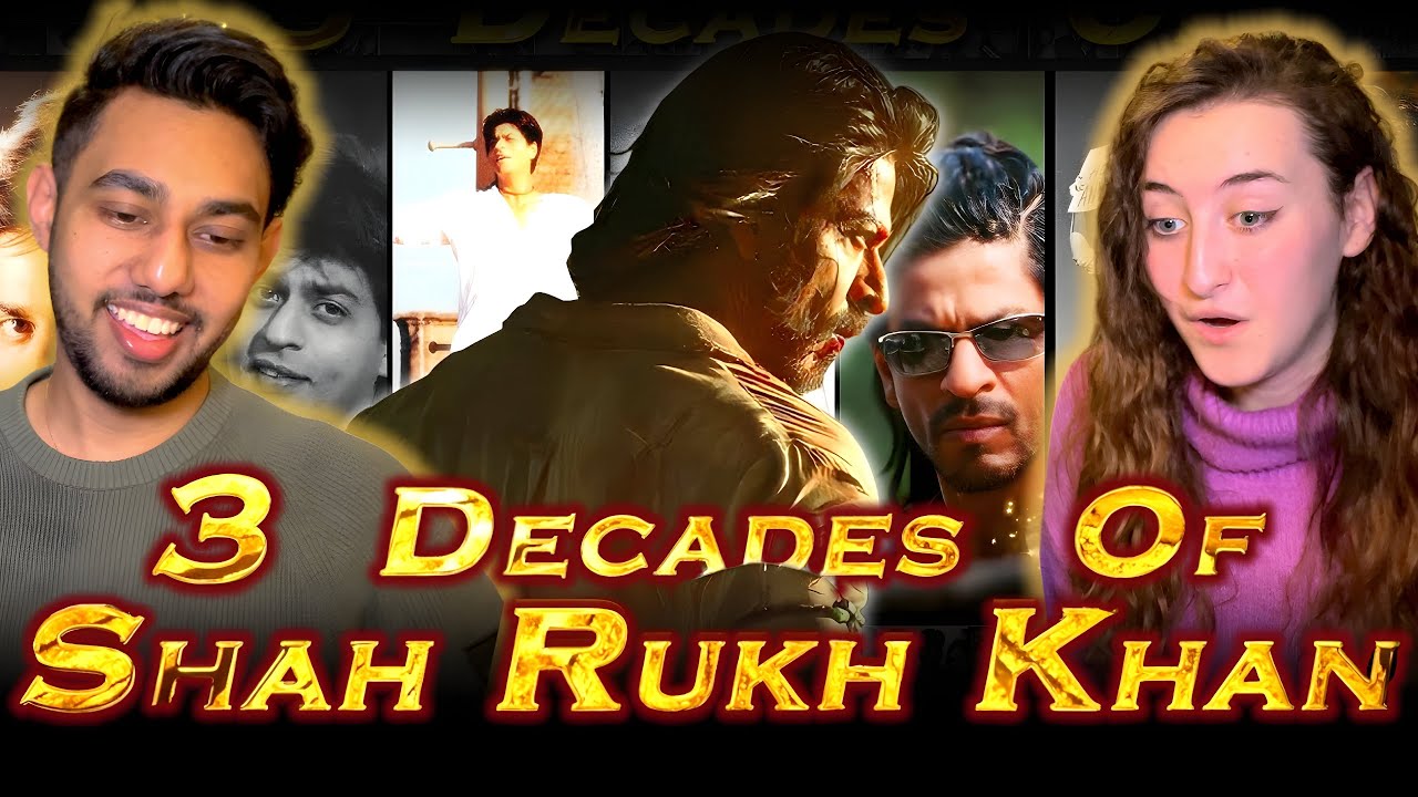 Pakistani & French React To 3 DECADES OF SRK | Tribute To SHAH RUKH KHAN The Legend of Indian Cinema