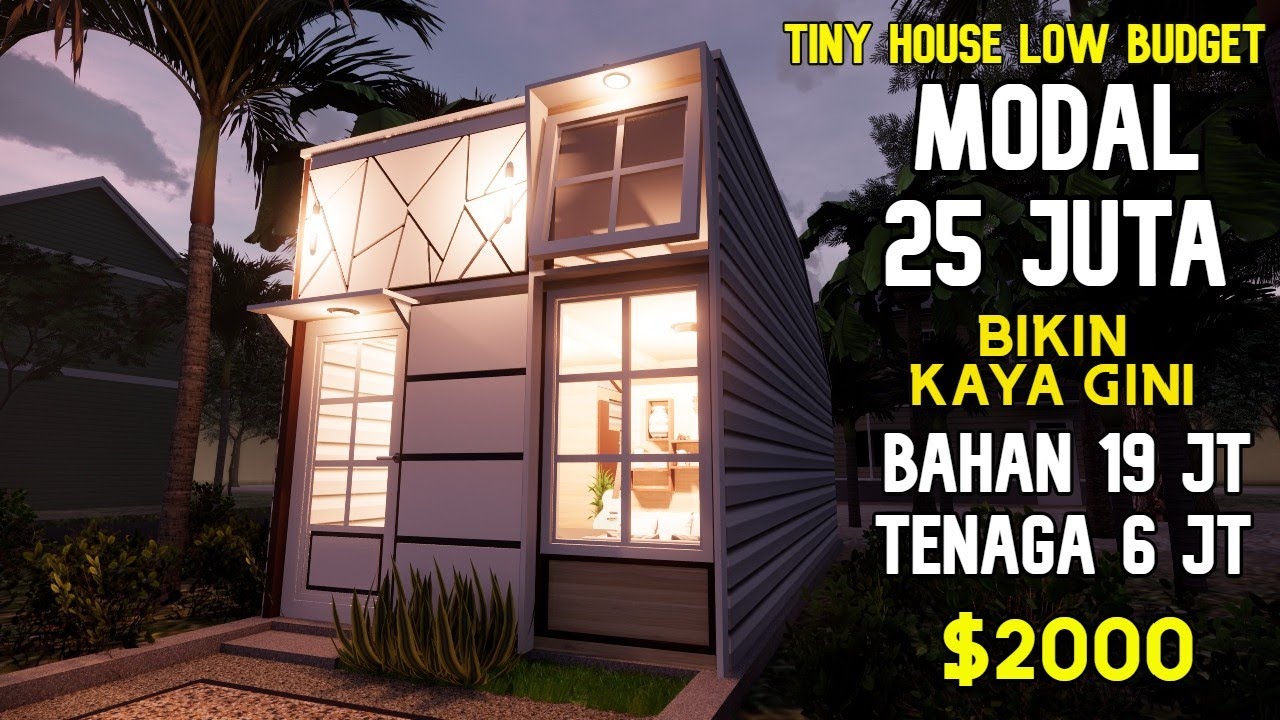 Bangun rumah 25 juta edisi TINY HOUSE LOW BUDGET