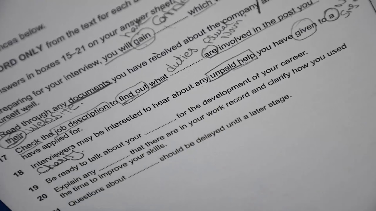 Asad Yaqub's IELTS Reading Solution for ONE WORD ONLY