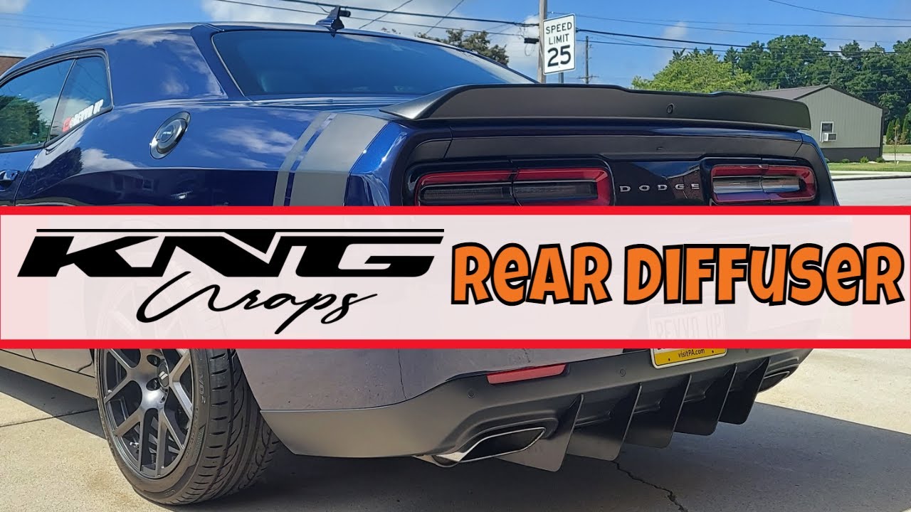 KNG Wraps Diffuser Dodge Challenger