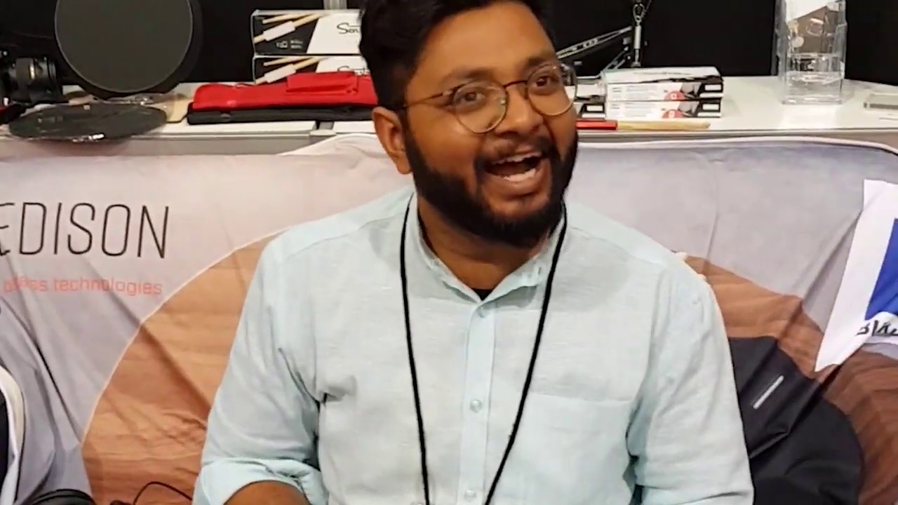Siddharth Nagarajan playing with Senstroke at the NAMM Show 2020 !