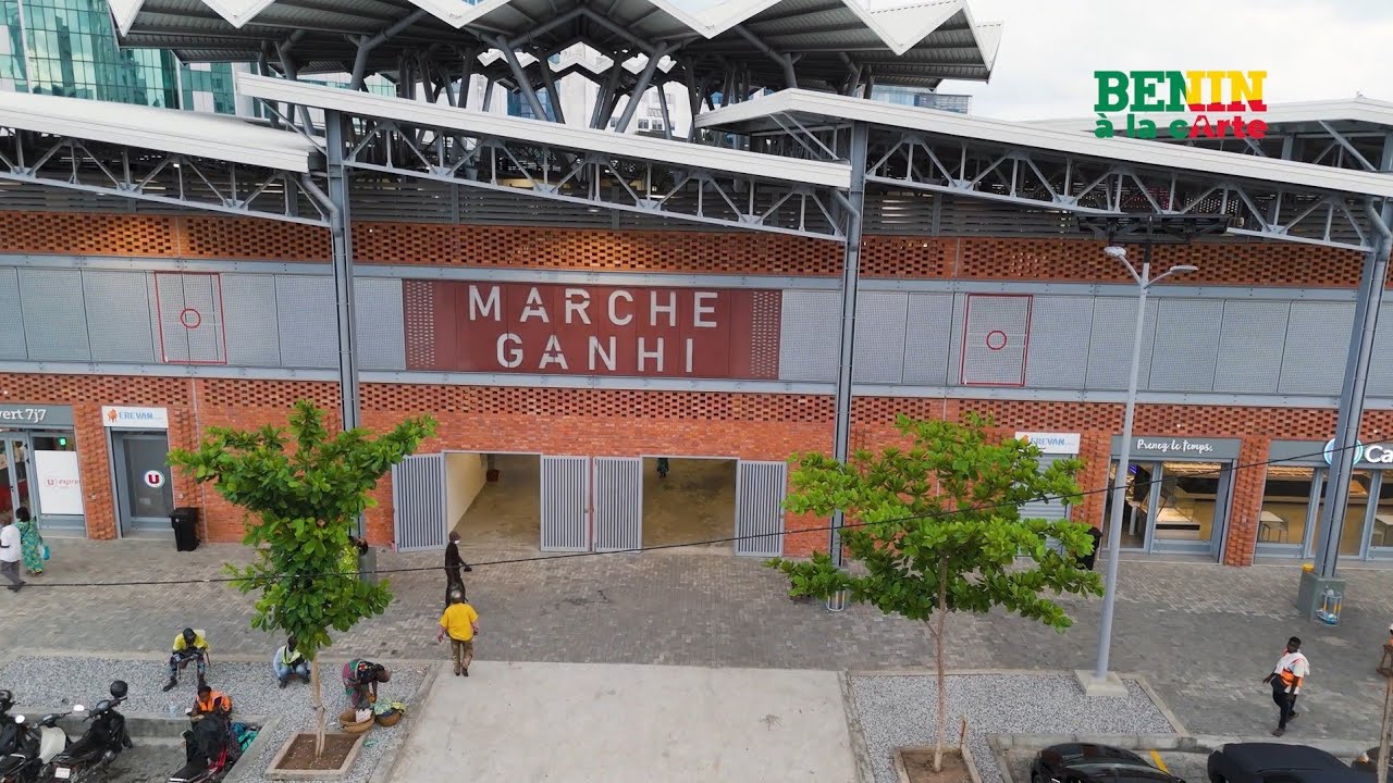 Marché Ganhi, déclaration de développement et d’innovation au Bénin et en Afrique 🏪 🛒🇧🇯