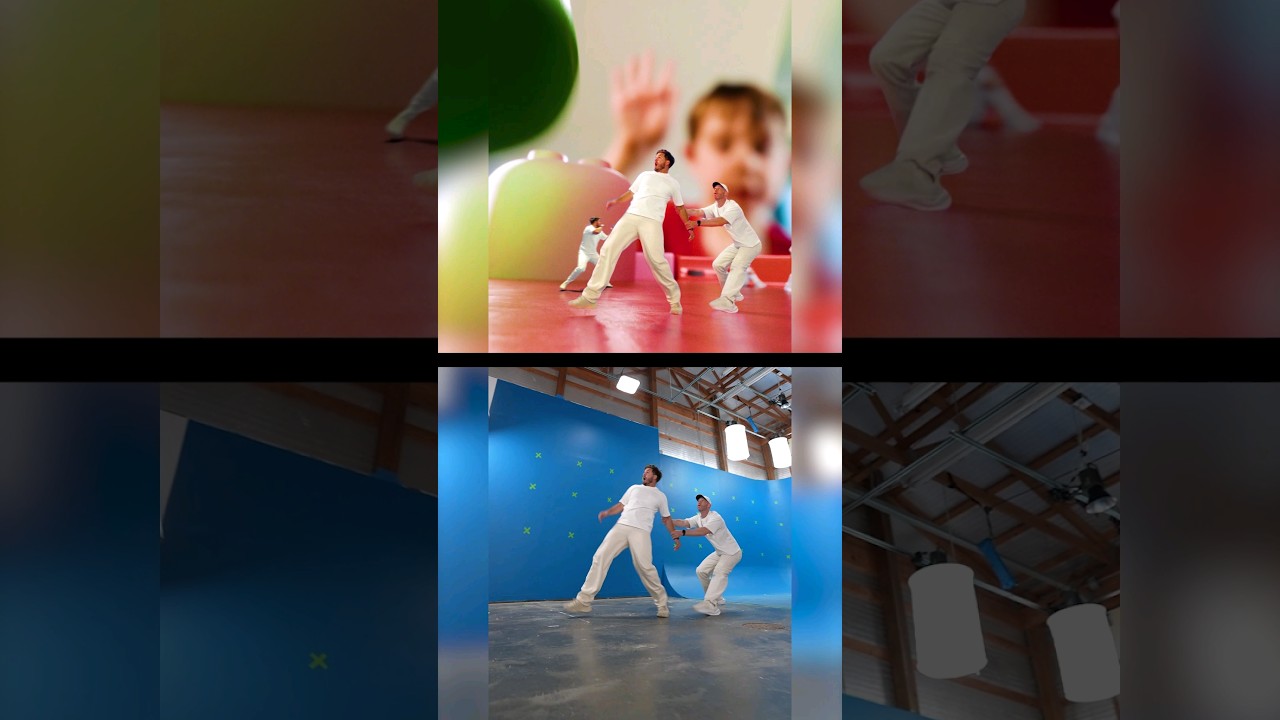 how @PhilCohen & I shrunk 100x #shorts #behindthescene #sidebyside