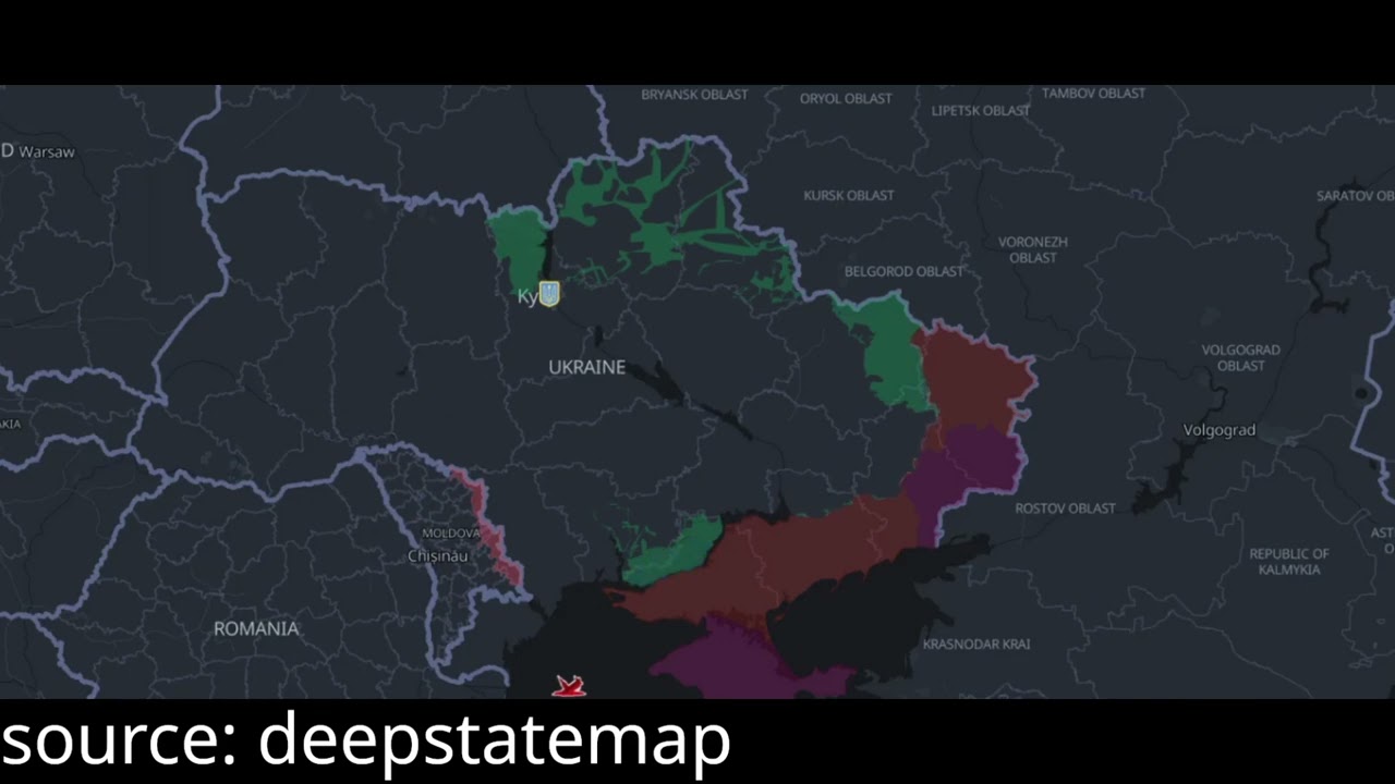 Ukraine War Timelapse 2022-2025