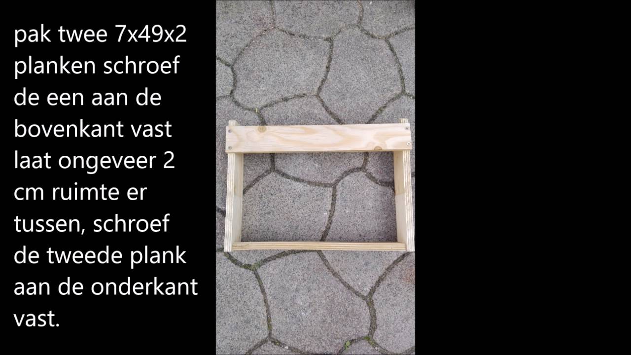 hoe maak je een mortierbuis rek