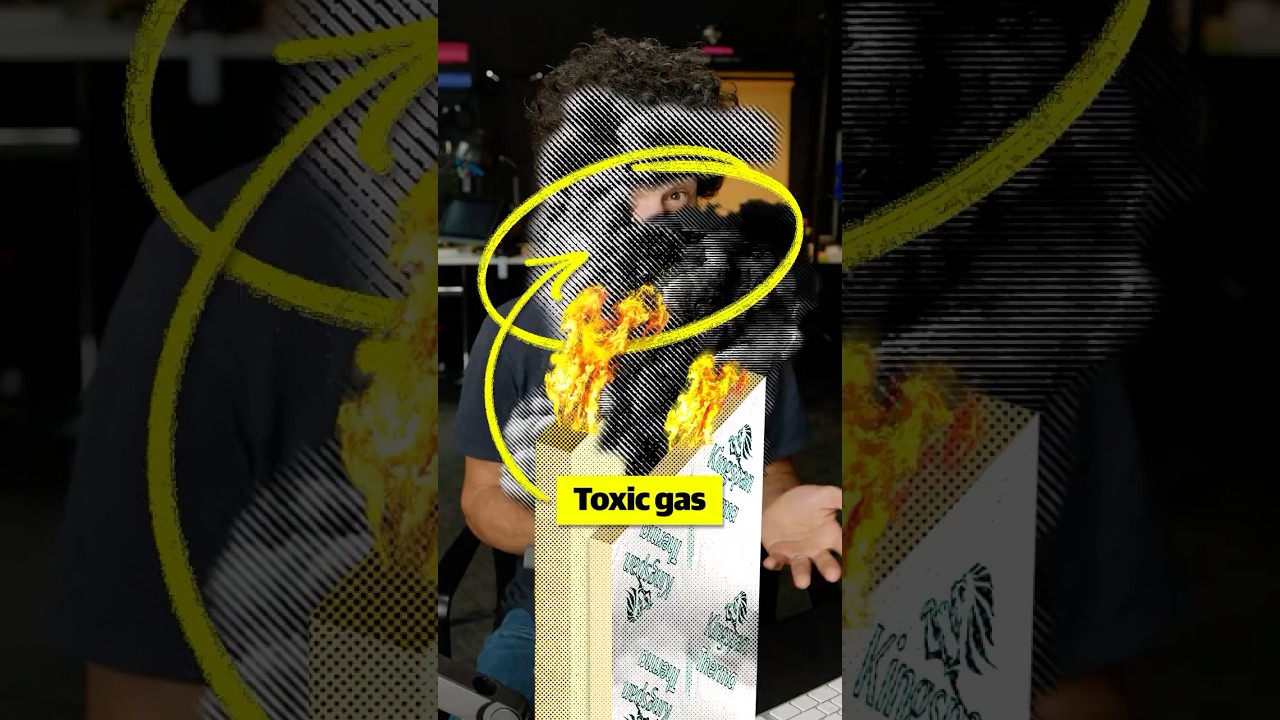 This common building material is deadly when it burns #construction #fire #safety