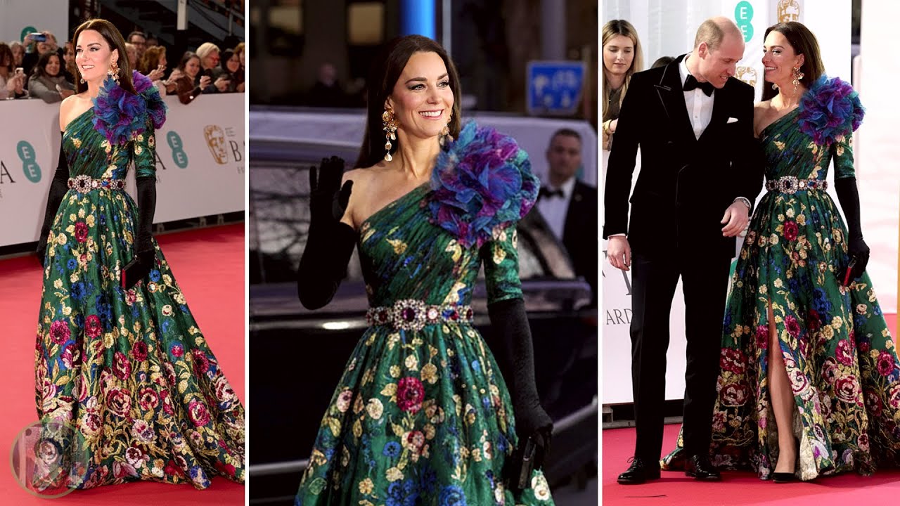 Принцесса Кэтрин ослепила всех своим платьем от McQueen и блестящими каблуками на красной дорожке