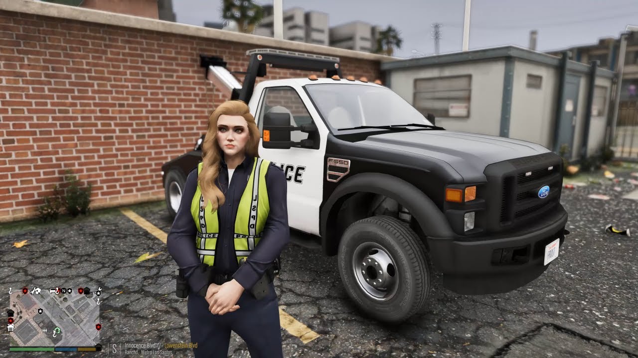 GTA 5 LSPDFR Let's Play As LAPD Heavy Tow Operator on Duty – Ford F-550