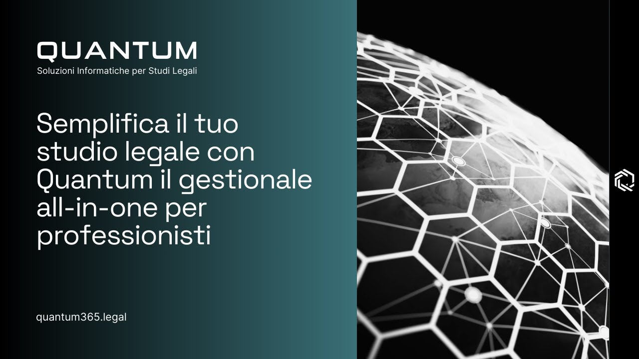 Webinar - Semplifica il tuo studio legale con Quantum il gestionale all in one per professionisti