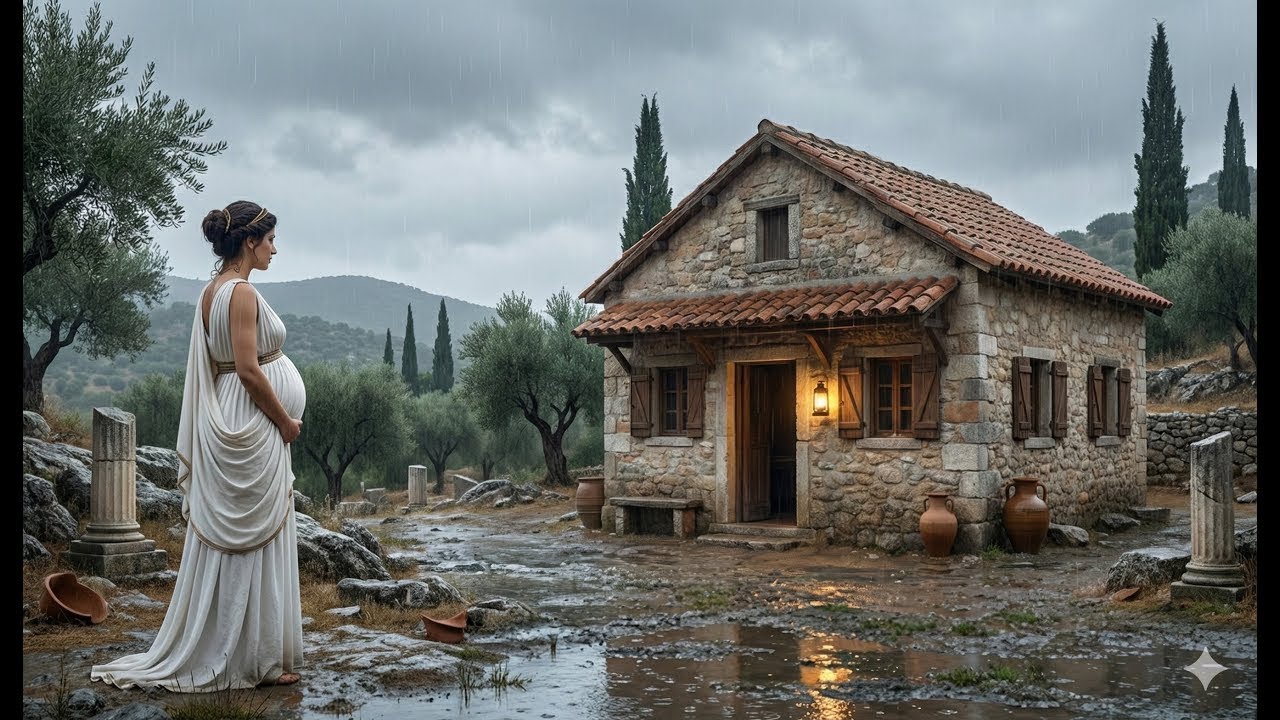 Διώχθηκε στο Λυκόφως… Μια Χήρα Βρήκε μια Φωτισμένη Καλύβα — Αλλά Κανείς Δεν Ήξερε Ποιος Άναψε το Φως