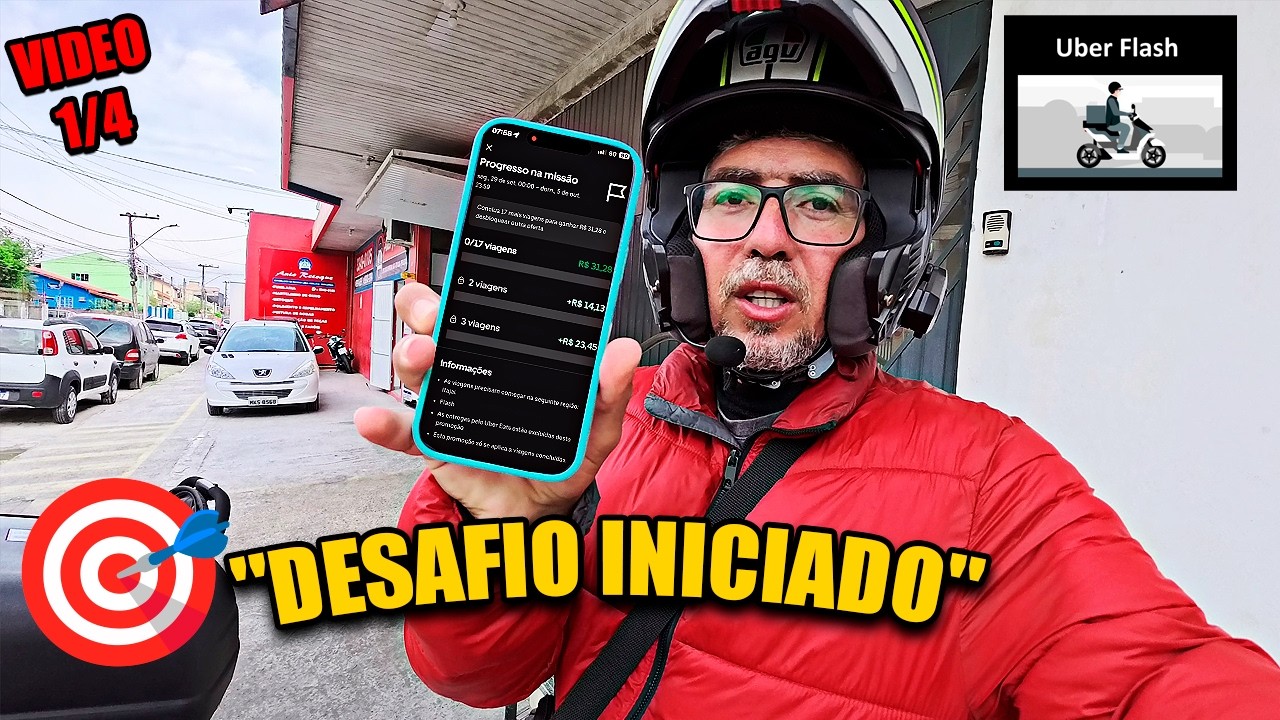 Missão Uber Ativada! Parte 1: R$68 por 22 Corridas – Bora Ver se Rola!