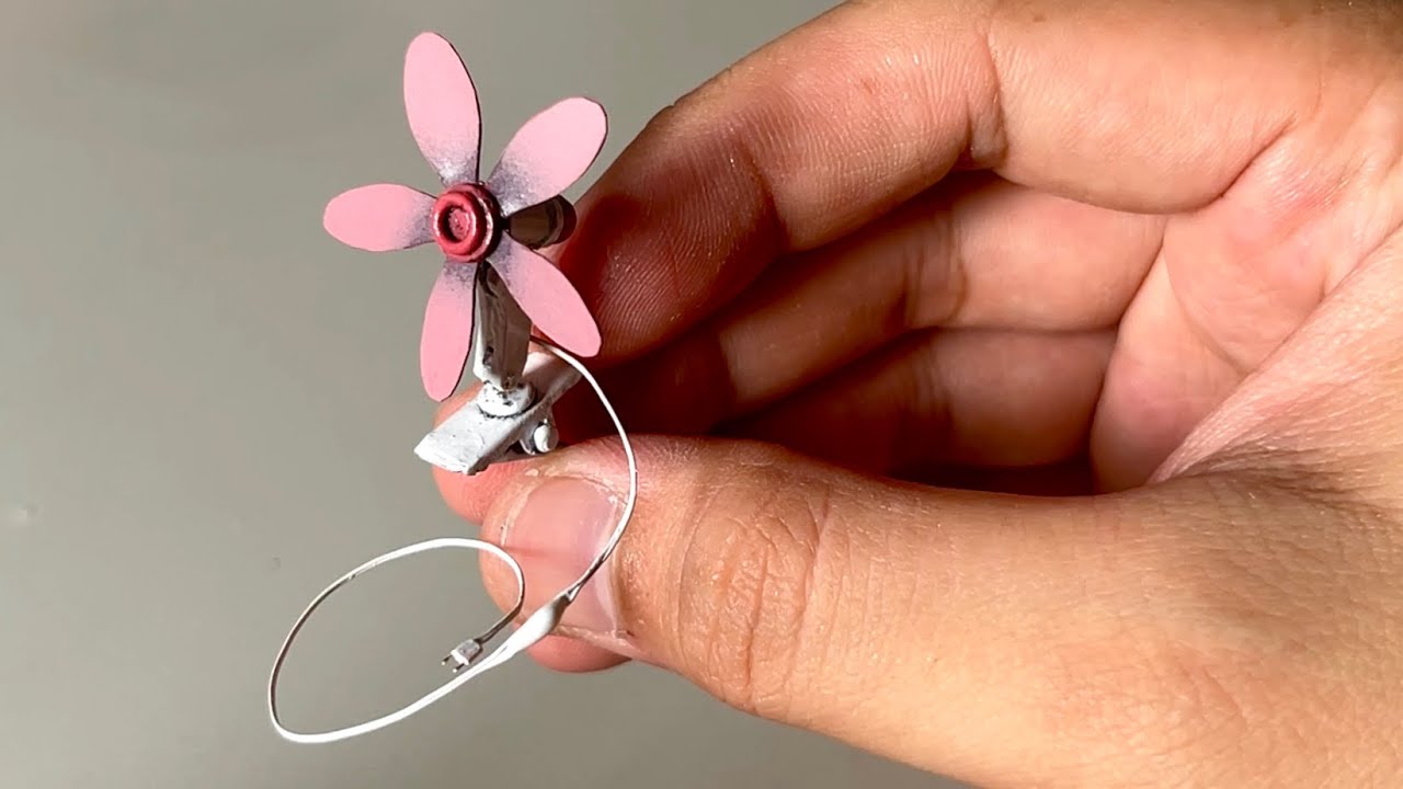 How to Build a Realistic Electric Clip Fan : Step-by-step Tutorial | Miniature ASMR 