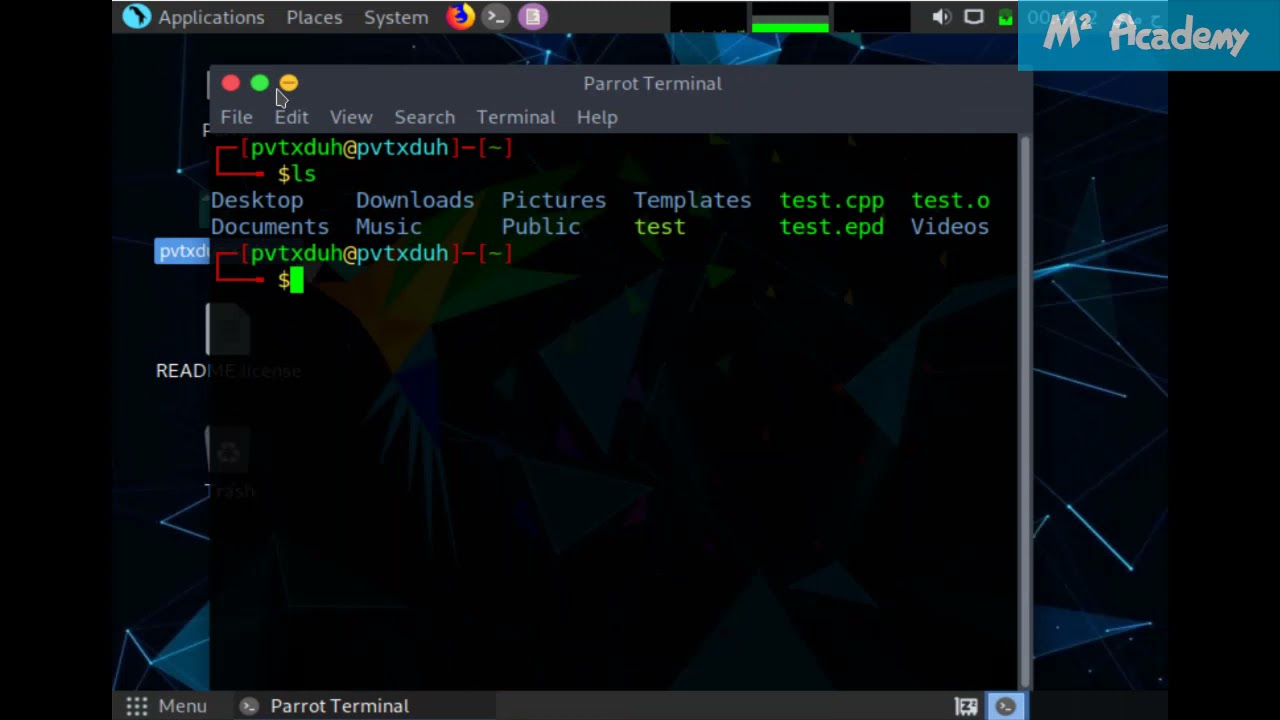 Linux Basic Commands   Using Parrot OS