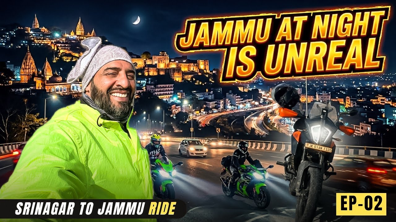 Jammu at night is unreal | Late night ride