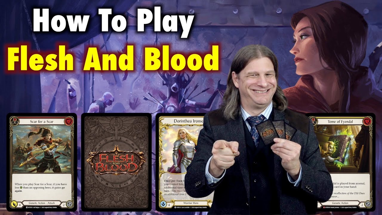 Как играть в Flesh And Blood (TCG) Научитесь играть менее чем за 15 минут!
