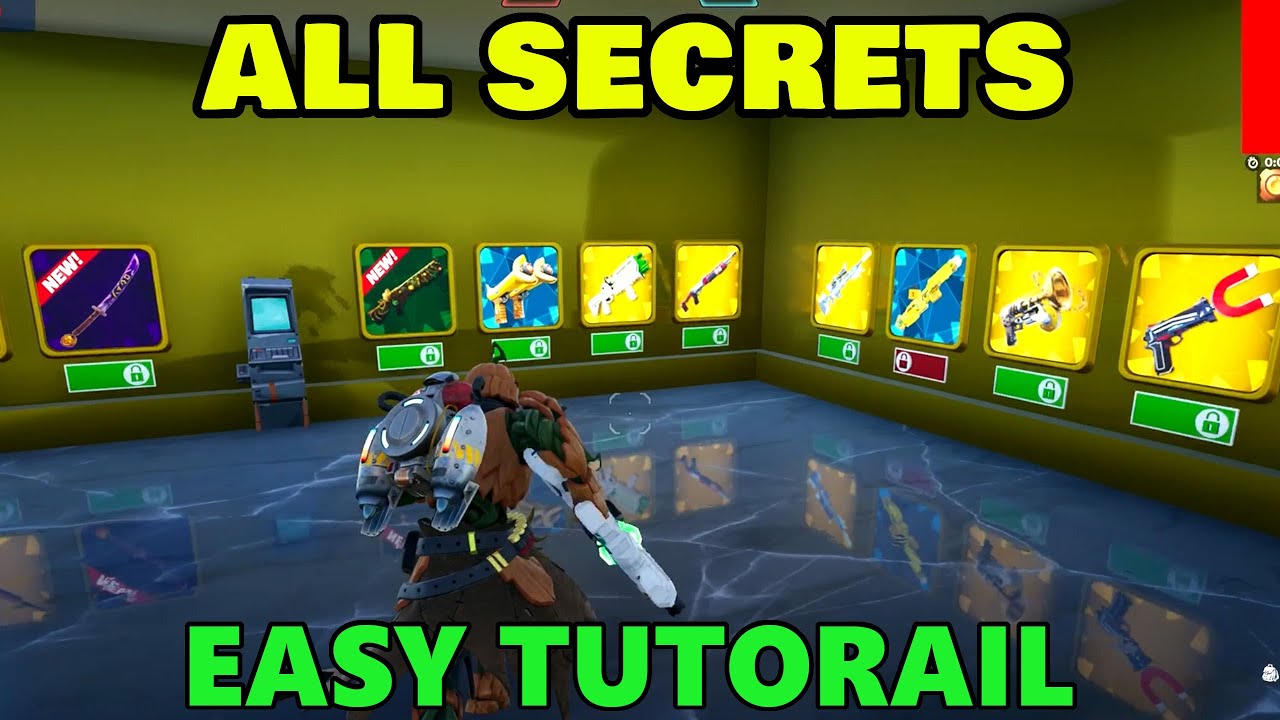 ALL GUNS & SECRET CODE LOCATIONS PART 2 | CRAZY RED VS BLUE PART 2 2898-7886-8847 FORTNITE