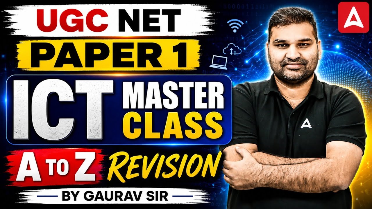 UGC NET Paper 1 | UGC NET Paper 1 Marathon Class | UGC NET Paper 1 ICT Complete Revision Gaurav Sir