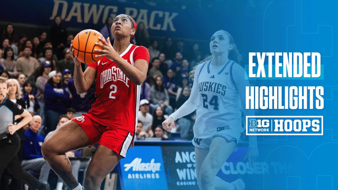Ohio State at Washington | EXTENDED HIGHLIGHTS | Big Ten Women's Basketball | 02/05/2026