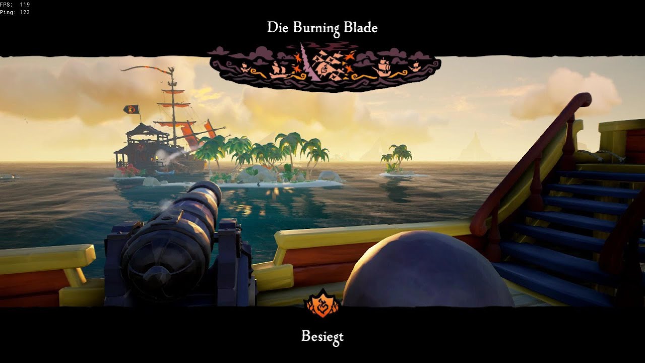 Solo Burning Blade Fight!