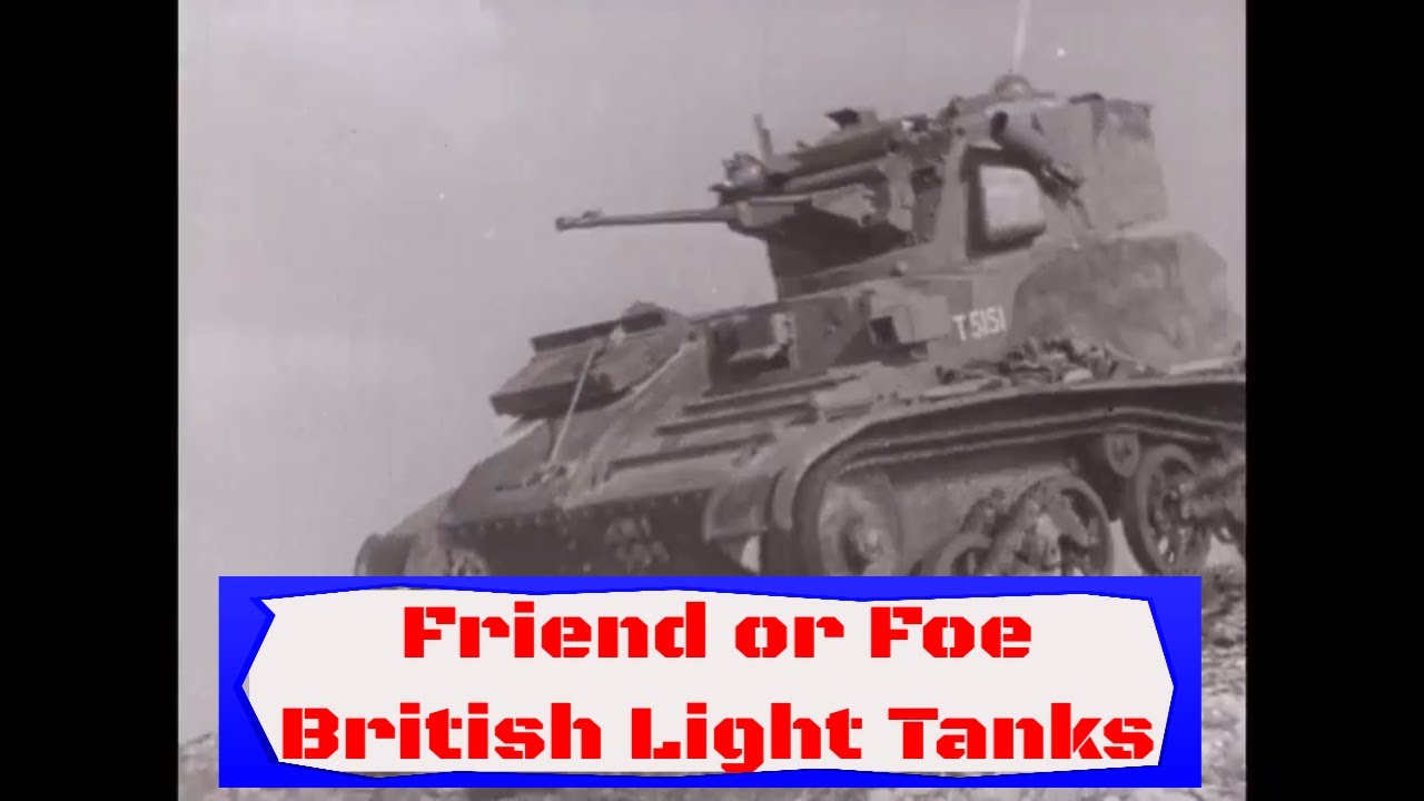 WWII BRITISH LIGHT TANK RECOGNITION & TRAINING FILM  