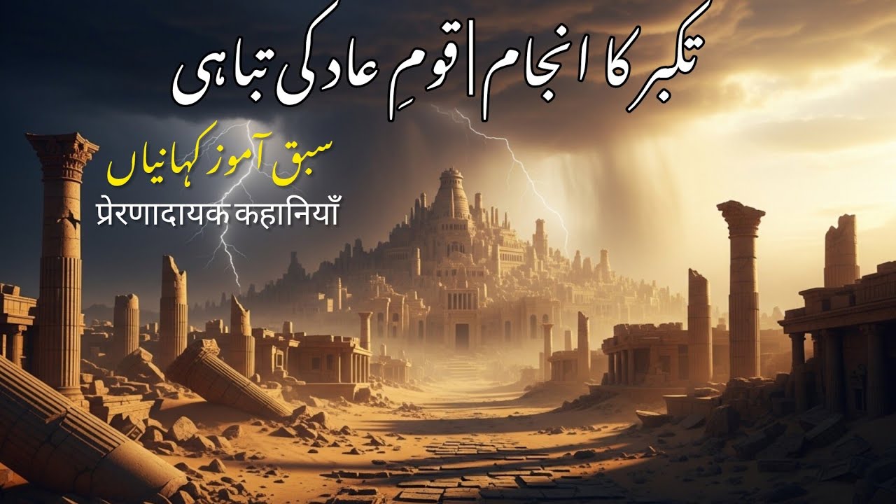 Islamic Story of Qaum e Aad in Urdu | Allah Ka Azab |  Hindi Urdu stories  #aistorytelling 
