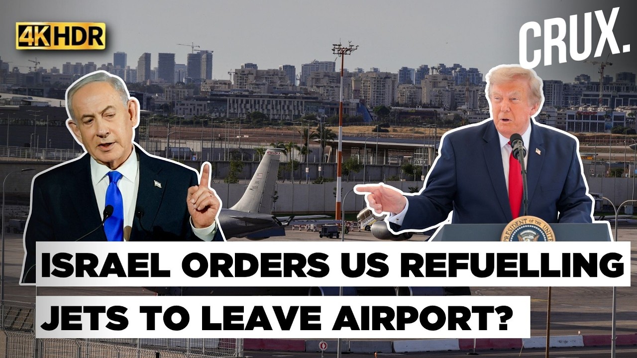 Israel Stops US Refuelling Aircraft From Landing at Ben Gurion Airport, Iran Nuclear City 'hit' |4K