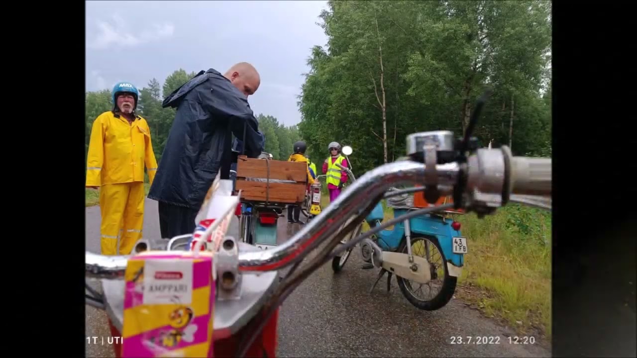 Pappatuna  Meet 2022 mopoajelu Luumäki   Happy Pappatunturi Drivers   HappyPapatTaavetti