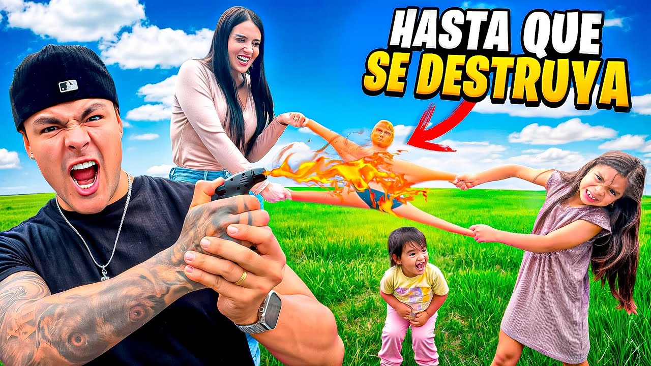 DESTRUIMOS con mis HIJAS los MUÑECOS INDESTRUCTIBLES de todo INTERNET😱🔥