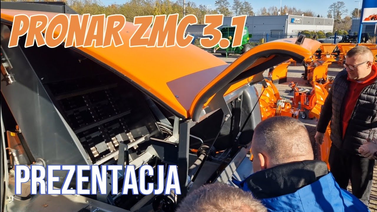 Prezentacja i uruchomienie zamiatarki PRONAR ZMC 3.1 ROLMECH