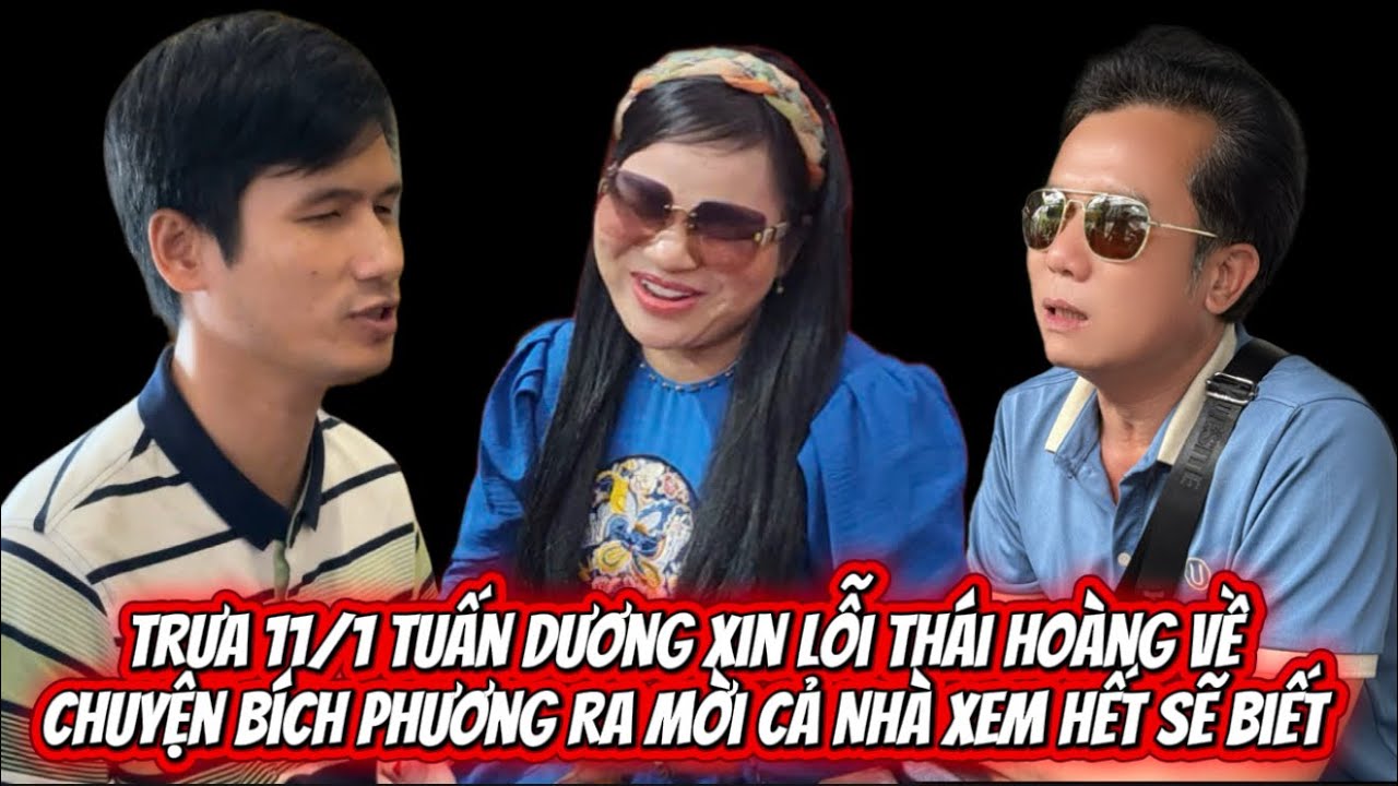 Trưa 11/1 Tuấn Dương Lên Tiếng Xin Lỏi Thái Hoàng Về Chuyện Bích Phương Xuân Hòa Và Cái Kết 