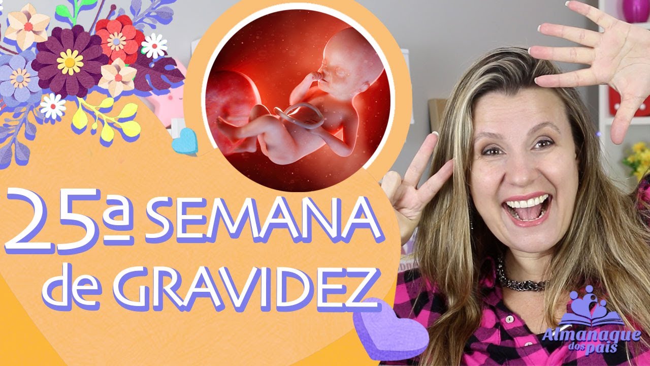 25ª SEMANA DE GESTAÇÃO | Dor na Piriquita, Bebê, Prisão de Ventre | 2º TRIMESTRE DE GRAVIDEZ
