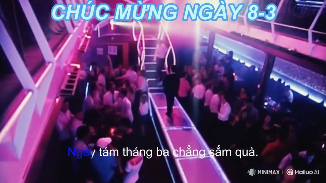 Karaoke CHÚC MỪNG NGÀY 8 3 remix N&L Nguyễn Hoan trình bày ai