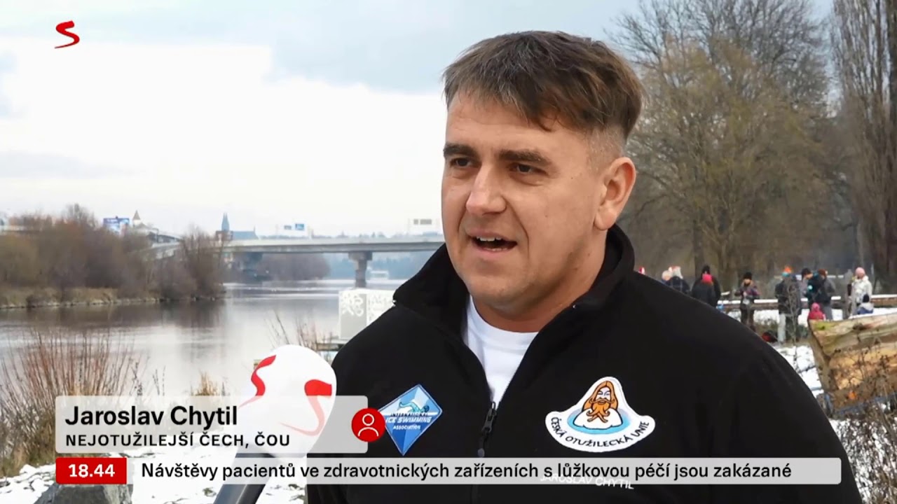 Otužilci v Televizi Seznam 23. 1.  2021