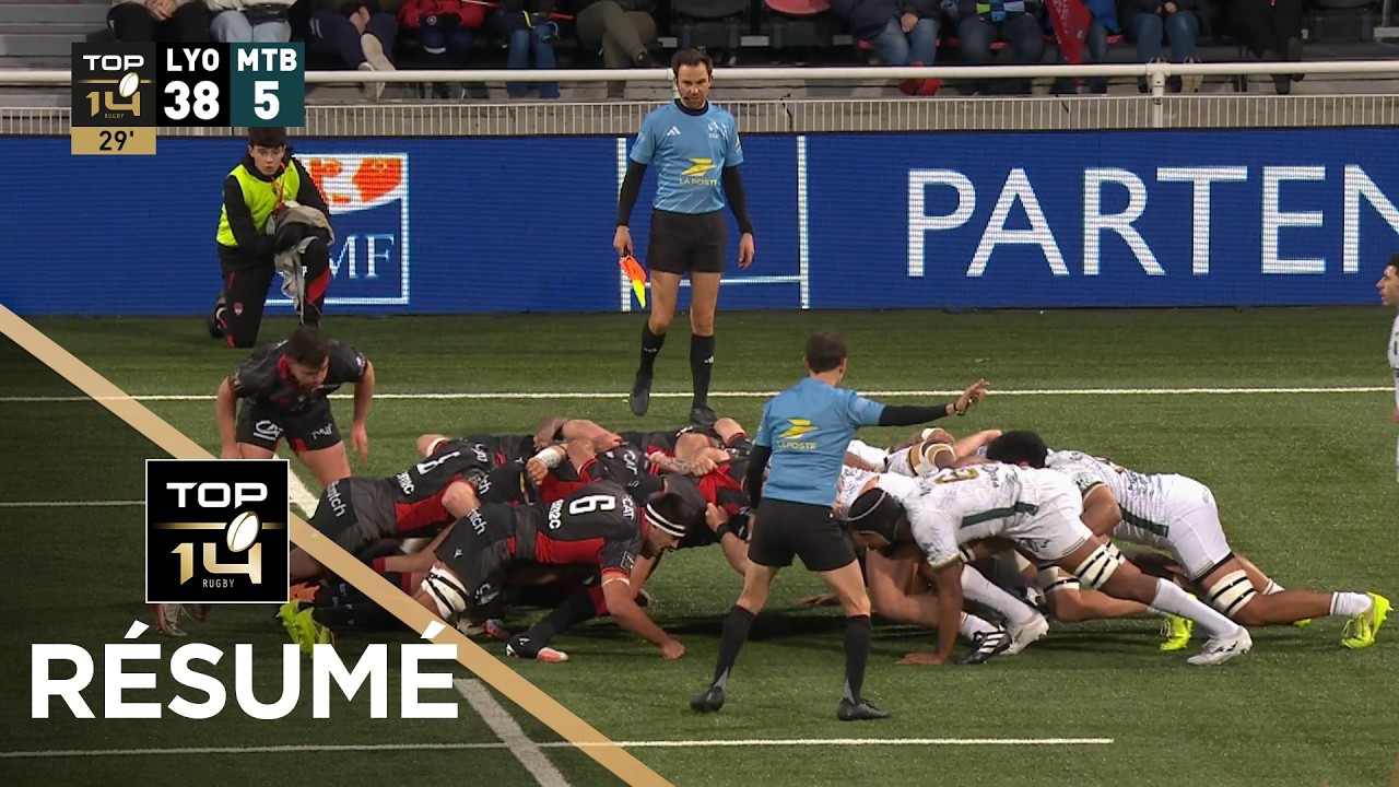 TOP 14 Saison 2025-2026 J17 - Résumé LOU Rugby - US Montauban